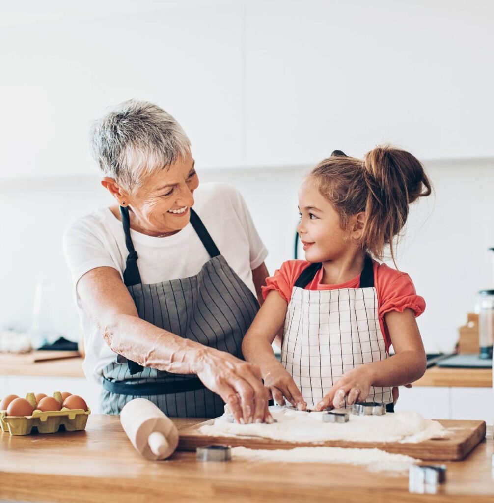 grandma baking